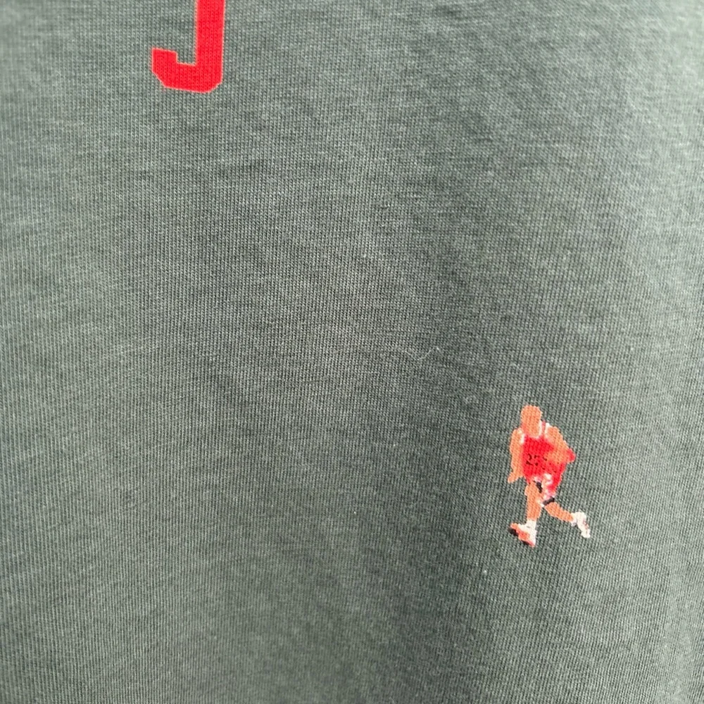 Jordan Holiday Green All Over Jumpman Graphic Print Men's Shirt